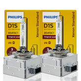 PHILIPS D1S front packaging showing authenticity label and warranty