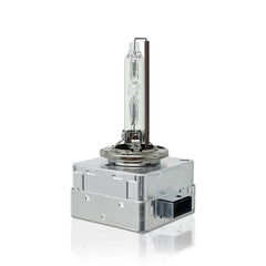 PHILIPS D1S installed in headlight assembly delivering clear beam