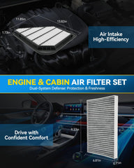 PHILTOP filters laid out in box for one-stop replacement convenience