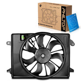 PHILTOP front view of fan assembly showing fitment and airflow benefit