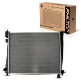 PHILTOP radiator front view showing full-fitment and OEM replacement benefit