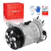 PHOBOOS front view compressor with clutch showing robust fit and quick replacement benefit