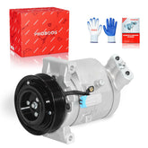 PHOBOOS front view compressor with clutch showing bolt locations and fitment benefit