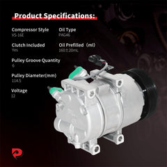 PHOBOOS pulley side profile showing 6-groove design for belt stability benefit