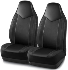 PIC AUTO full front-seat cover set showing sporty styling and protection