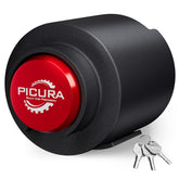 PICURA front view of lock showing compact secure design and quick fit benefit