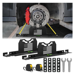 PICURA toe plates front view showing alignment faces and stable contact
