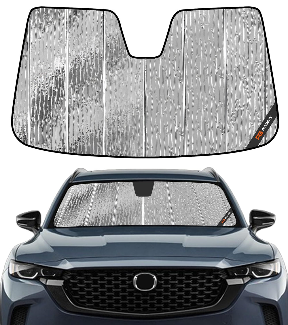 Pigenius AstraGuard front packaging showing custom fit for Mazda CX-50 and clear benefit