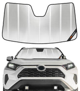 Pigenius sun shade front packaging showing model fit and benefits