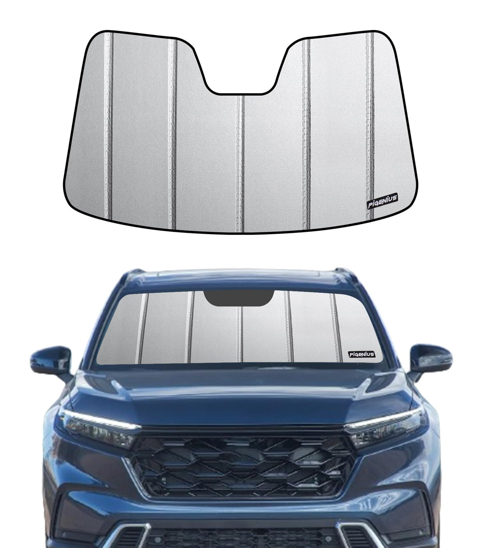 Pigenius front view installed on Honda CR-V protects interior from sun