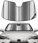 Pigenius front view sunshade installed in Lexus RX reduces cabin heat