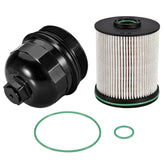 Pilida front view of cap and filter showing durable upgrade benefit