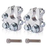 Pilida front view of positive and negative terminals showing multiple studs and tidy layout for easy installs