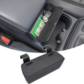 PIMCAR front view of hanging box showing neat OEM fit and added hidden storage