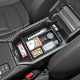 PIMCAR front view installed in Accord console shows tidy storage