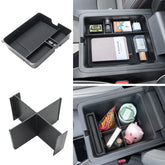 PIMCAR front view installed in Honda center console showing neat storage