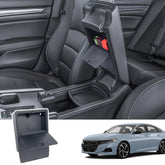 PIMCAR front view of console organizer showing fit and discreet design benefit