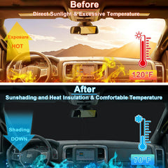 PIMCAR close-up of 310T reflective polyester fabric showing heat-reflecting texture