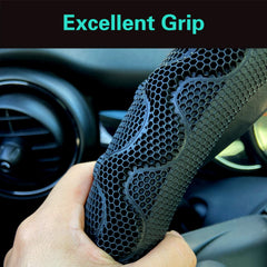 PINCTROT cover installed on wheel demonstrating secure fit and improved handling