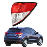 Pinkomoto right tail light front view showing fit and style benefit