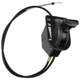 Piogarten throttle choke cable front view showing full assembly and fit