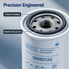 PioneerFilter Co 390601A0 side profile highlighting element shape for reliable sealing