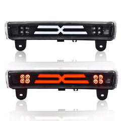 PIT66 front view assembled unit showing clean fit and bright signaling