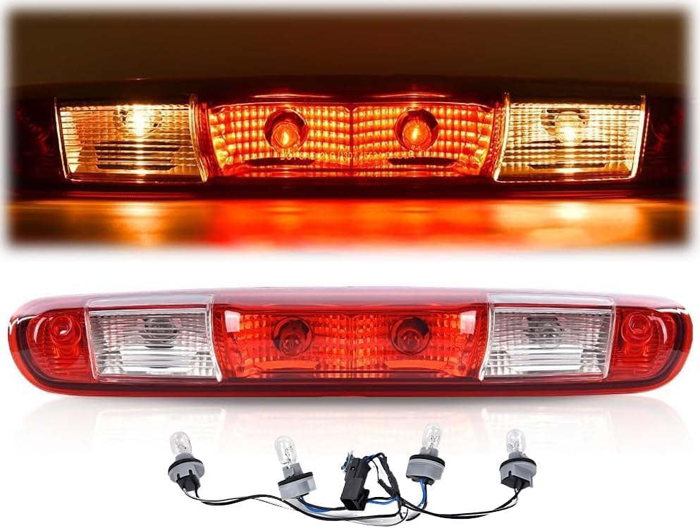 PIT66 front view of third brake light showing clean factory-style look and improved safety