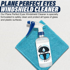 Plane Perfect nozzle close-up demonstrating spray action for precise application