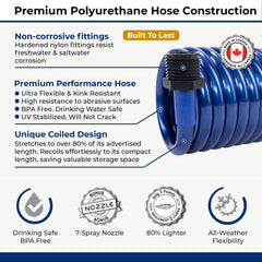 Plastair close-up of 7-pattern spray nozzle for versatile cleaning control