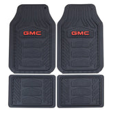 Plasticolor GMC front mats overhead view showing full-coverage protection