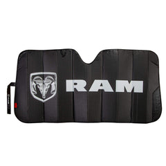 Plasticolor RAM front view showing matte black sunshade and clear protection
