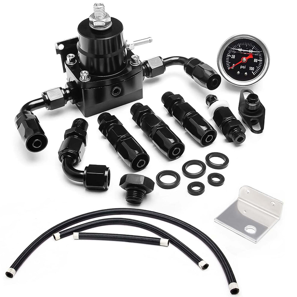 Plobeda regulator front view showing ports and adjuster for precise control