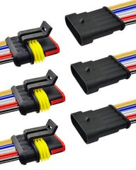 PLUXPAER front view of 3-pack connectors showing ready-to-install set and convenience
