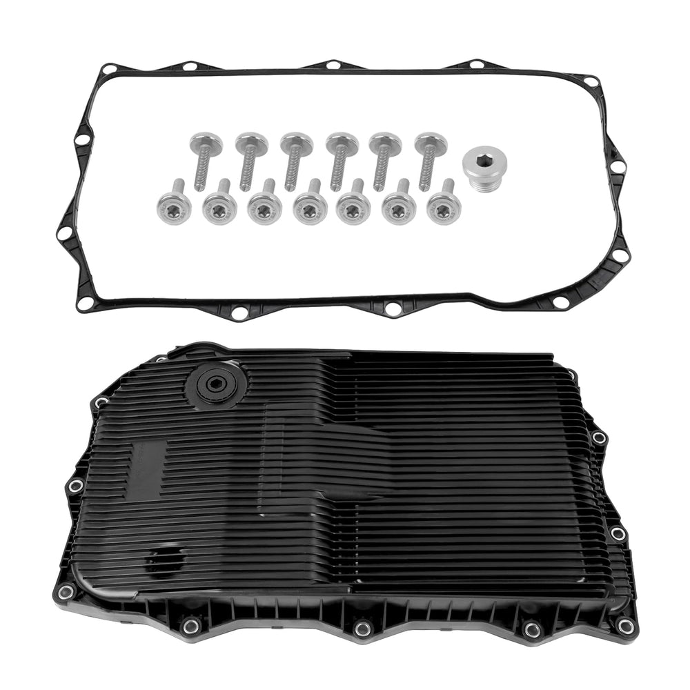 Pnktool front view transmission oil pan showing mounting flange for correct fitment