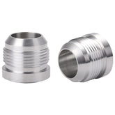 Podavelle front profile of 16AN weld-on bung showing compact design and easy mounting
