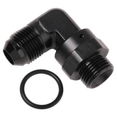 Podavelle adapter front angle showing anodized finish and compact profile for tight installs
