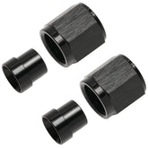 Podavelle front view of AN6 nut and sleeve showing anodized finish and durability