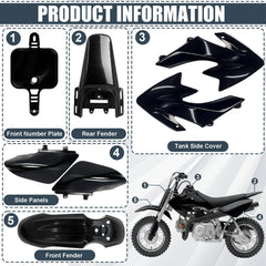 Podoy rear fender angled view highlighting durable ABS construction benefit