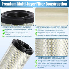 Podoy inner filter end cap detail showing precise dimensions for secure sealing