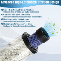 Podoy inner filter front view highlighting tight media fit for reliable filtration