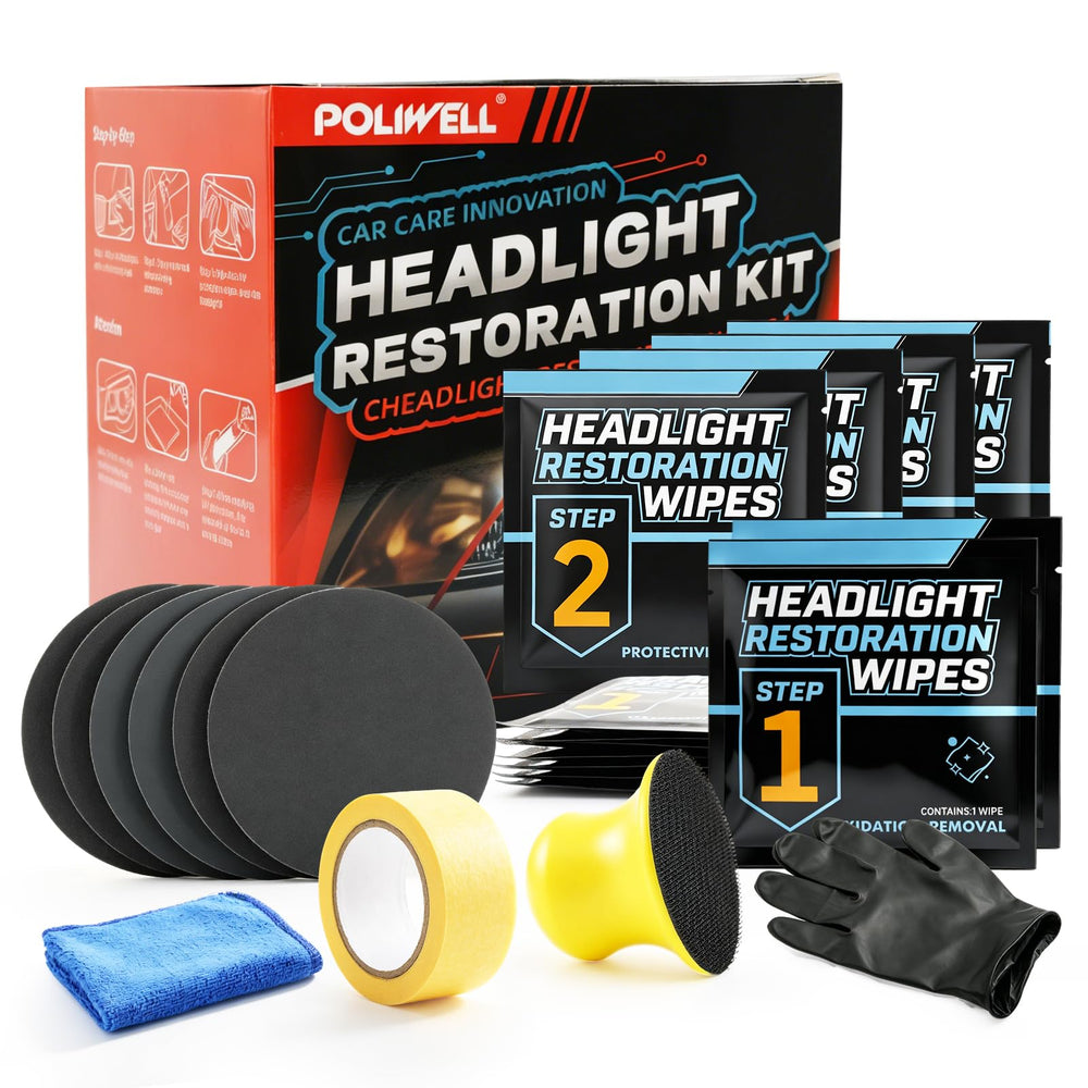 POLIWELL front packaging showing full kit contents and quick results