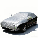 PONYBRO front view on sedan showing full upper-body protection and quick coverage