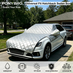 PONYBRO multi-layer cross section showing padding and weatherproof outer layer benefit