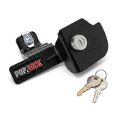 Pop & Lock PL1100 front view showing black finish and secure fit benefit