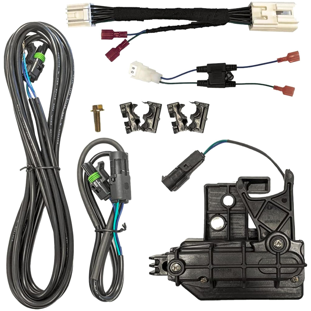 Pop & Lock PL8547TAC front view inside tailgate showing concealed security benefit