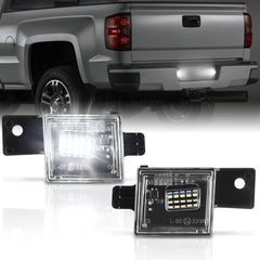 POPMOTORZ front view license plate light showing fit and bright output