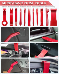 Poraxy closeup of assorted pry tool tips showing reinforced nylon strength
