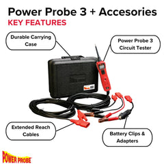 Power Probe close-up of probe tip showing precise contact for safe component activation