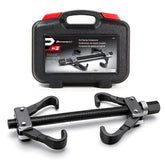 Powerbuilt front packaging showing kit and case, conveys professional quality
